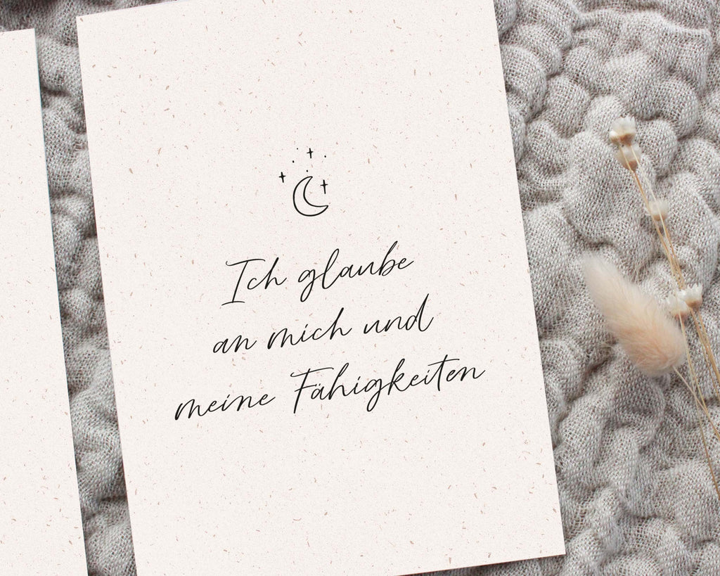 Affirmationskarten für Erwachsene DIN A6
