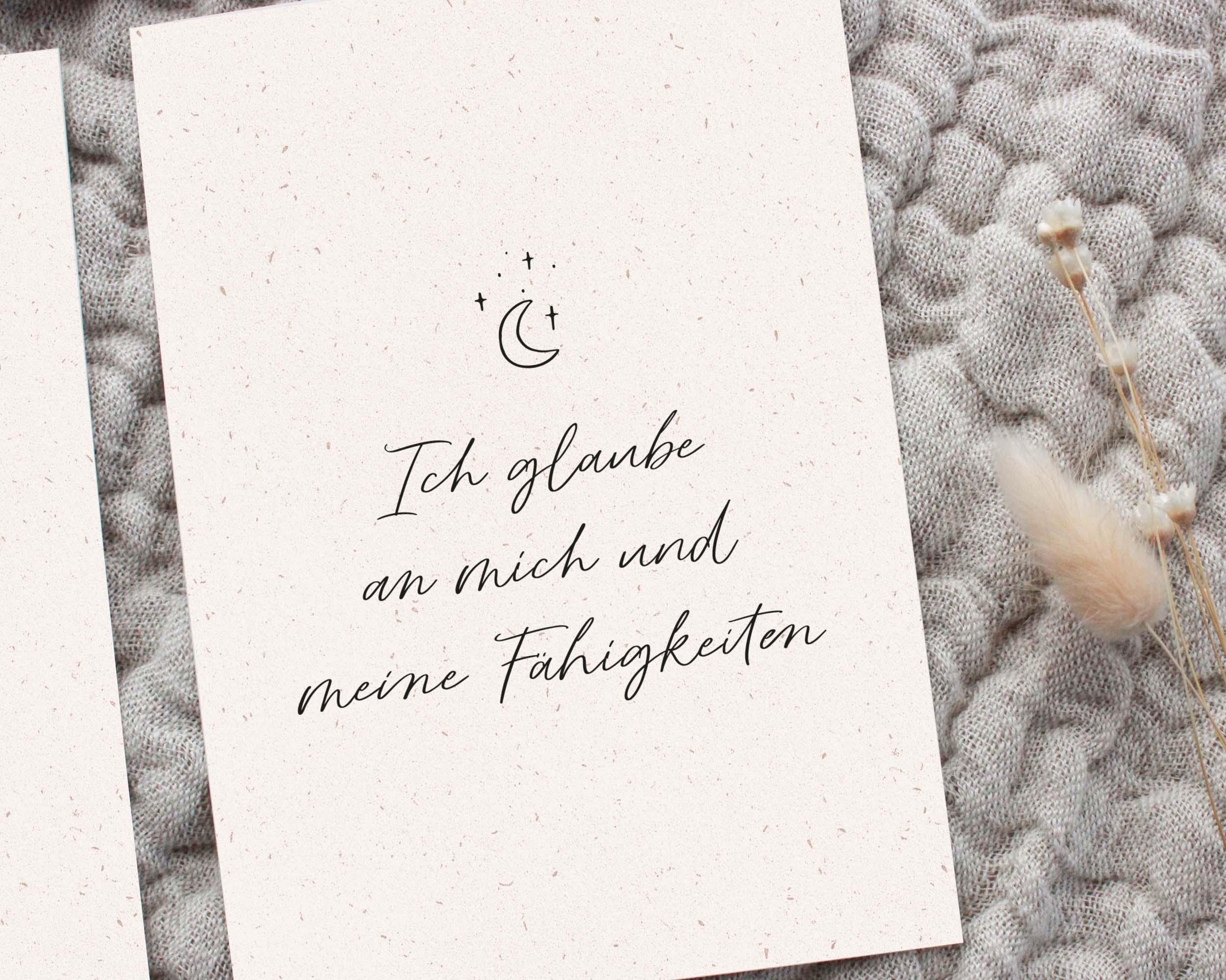 Affirmationskarten für Erwachsene DIN A6