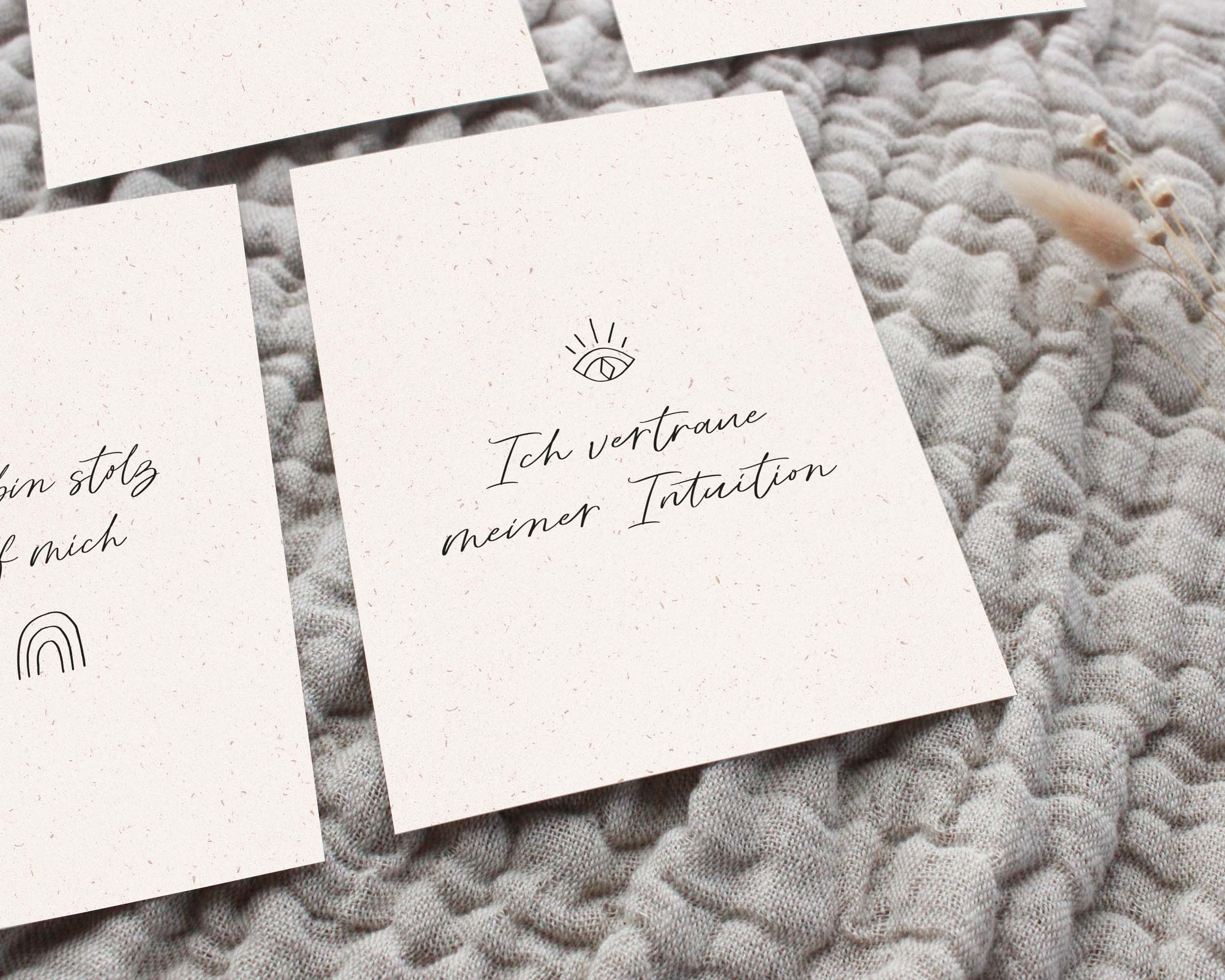 Affirmationskarten für Erwachsene DIN A6