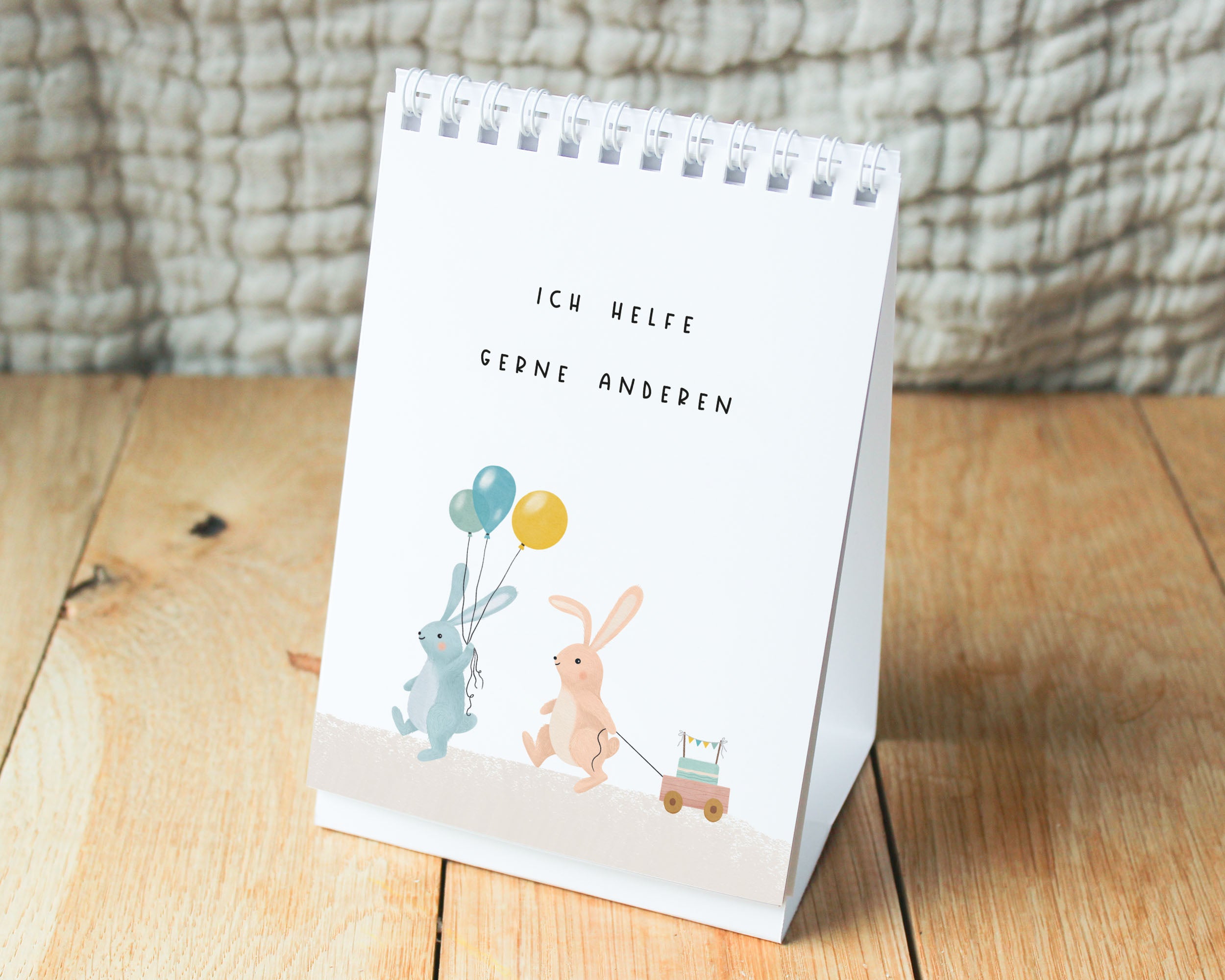 Affirmationskalender für Kinder | 12 Seiten | DIN A6