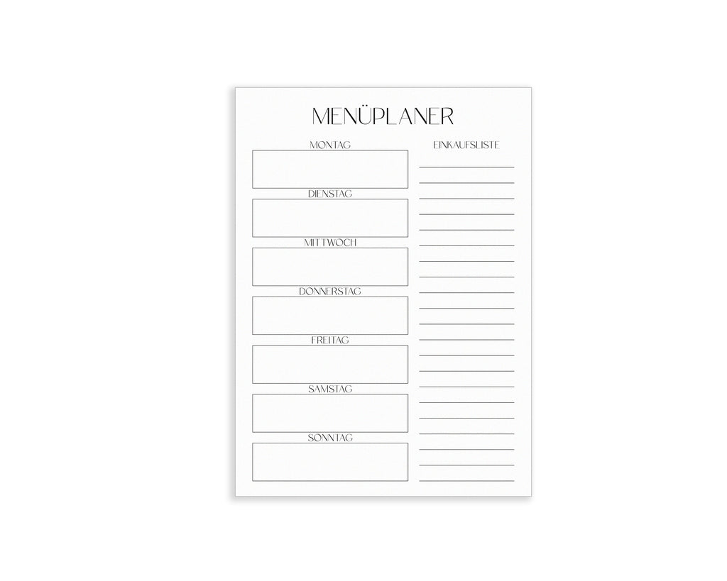 Menüplaner magnetisch DIN A5