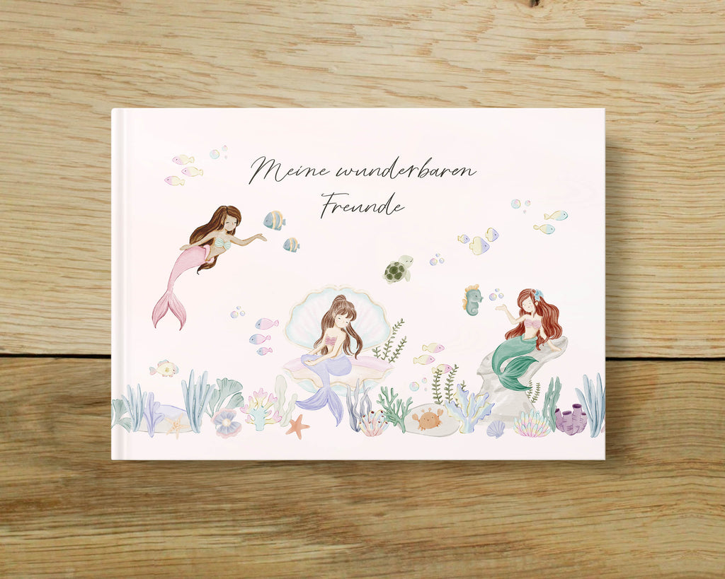 Freundebuch für Kinder - Meerjungfrauen
