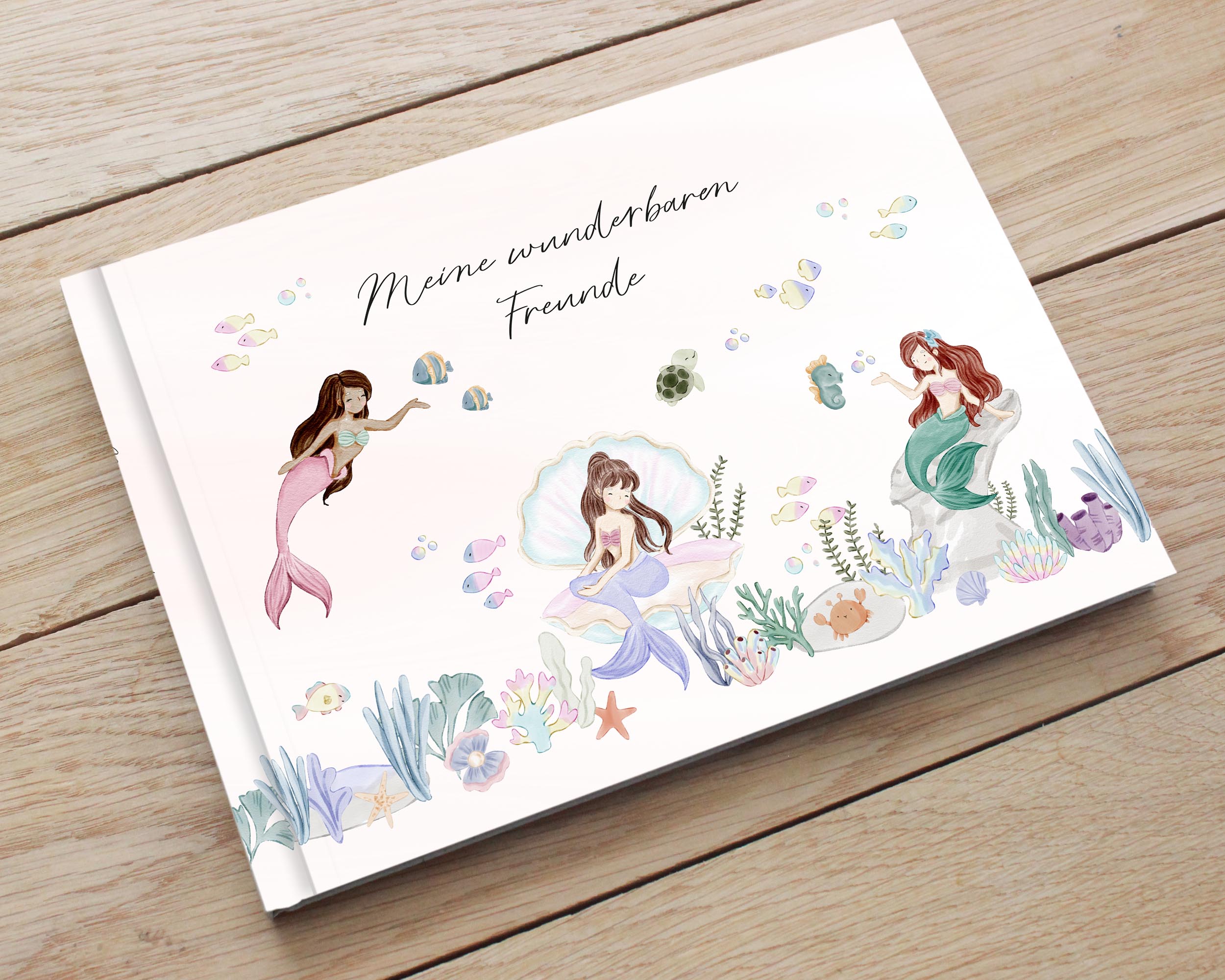 Freundebuch für Kinder - Meerjungfrauen