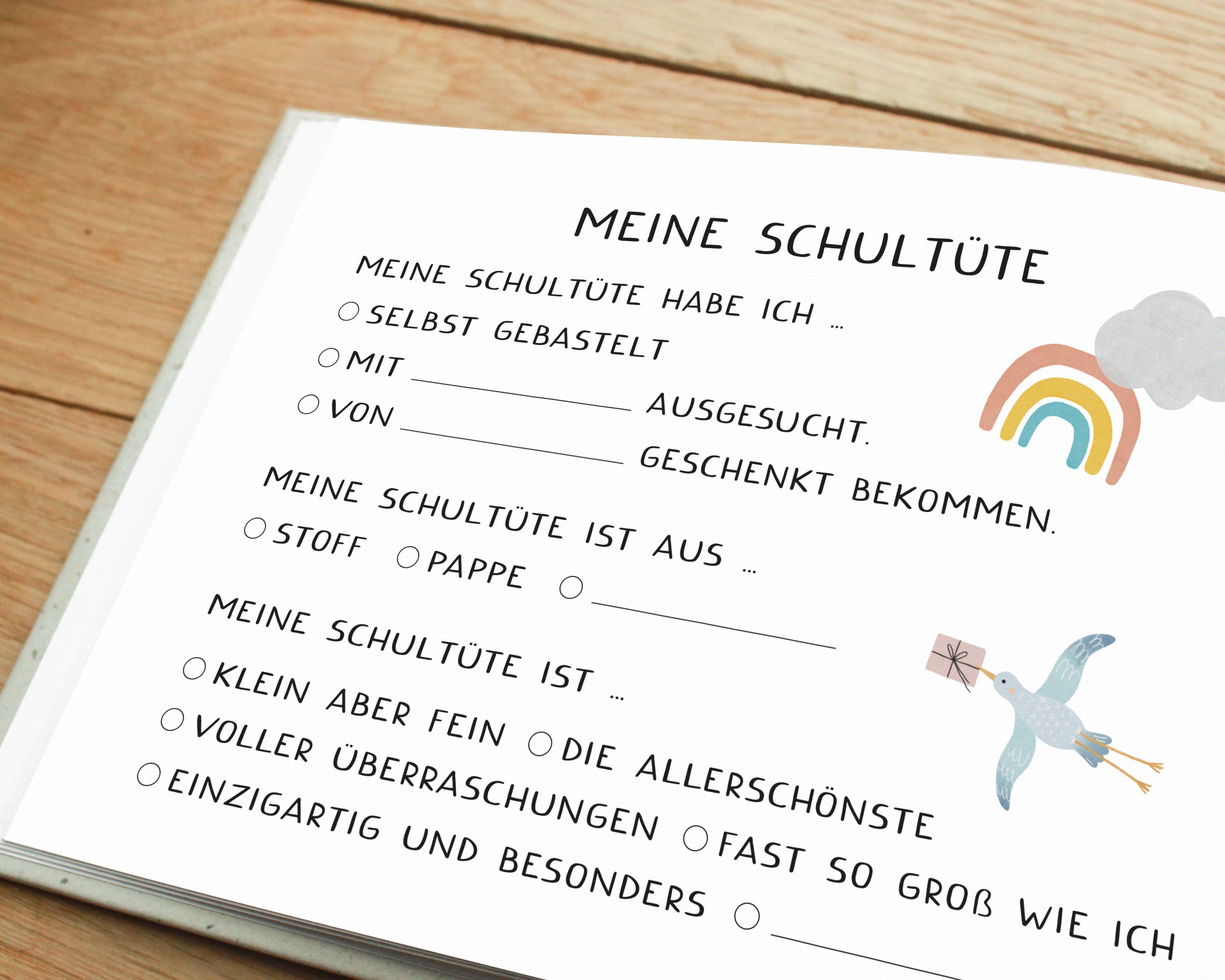 Erinnerungsalbum zur Einschulung DIN A6