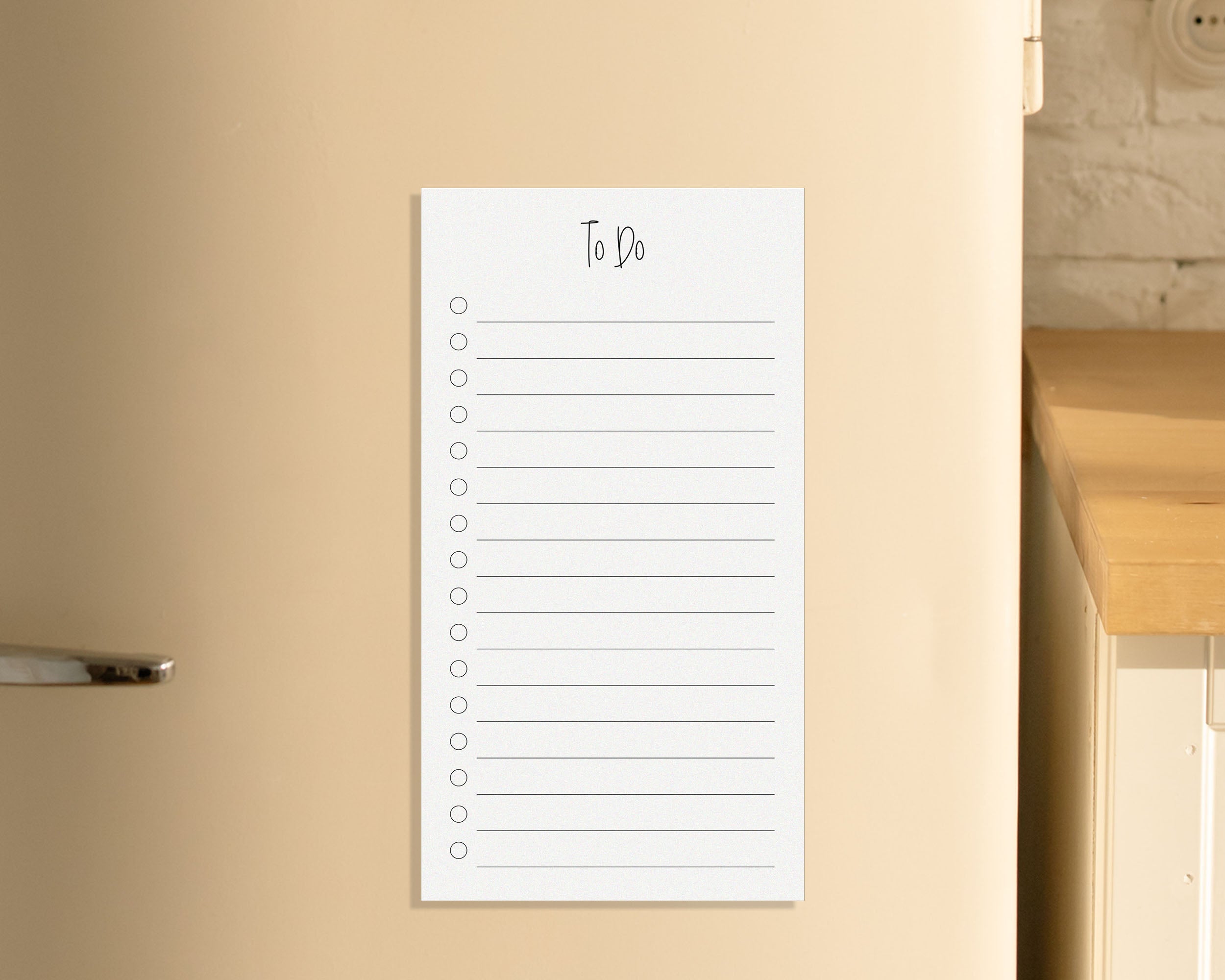 To-Do-Liste magnetisch abwischbar DIN lang 10 x 21 cm