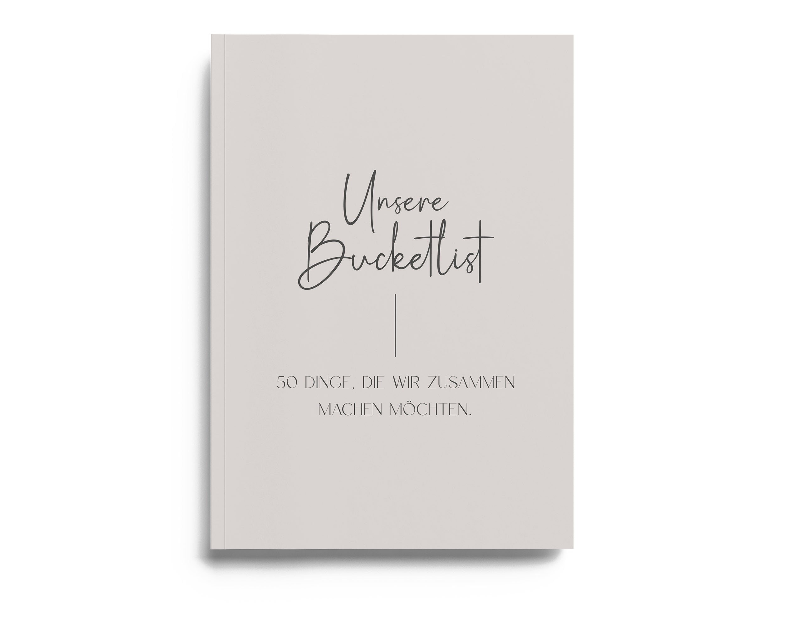 Bucket List für Paare zum Selbst Ausfüllen Softcover A5