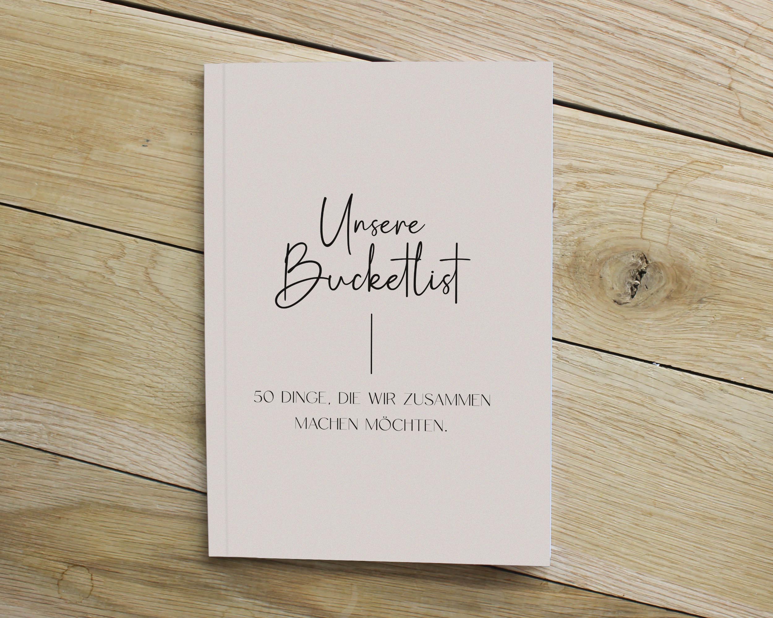 Bucket List für Paare zum Selbst Ausfüllen Softcover A5