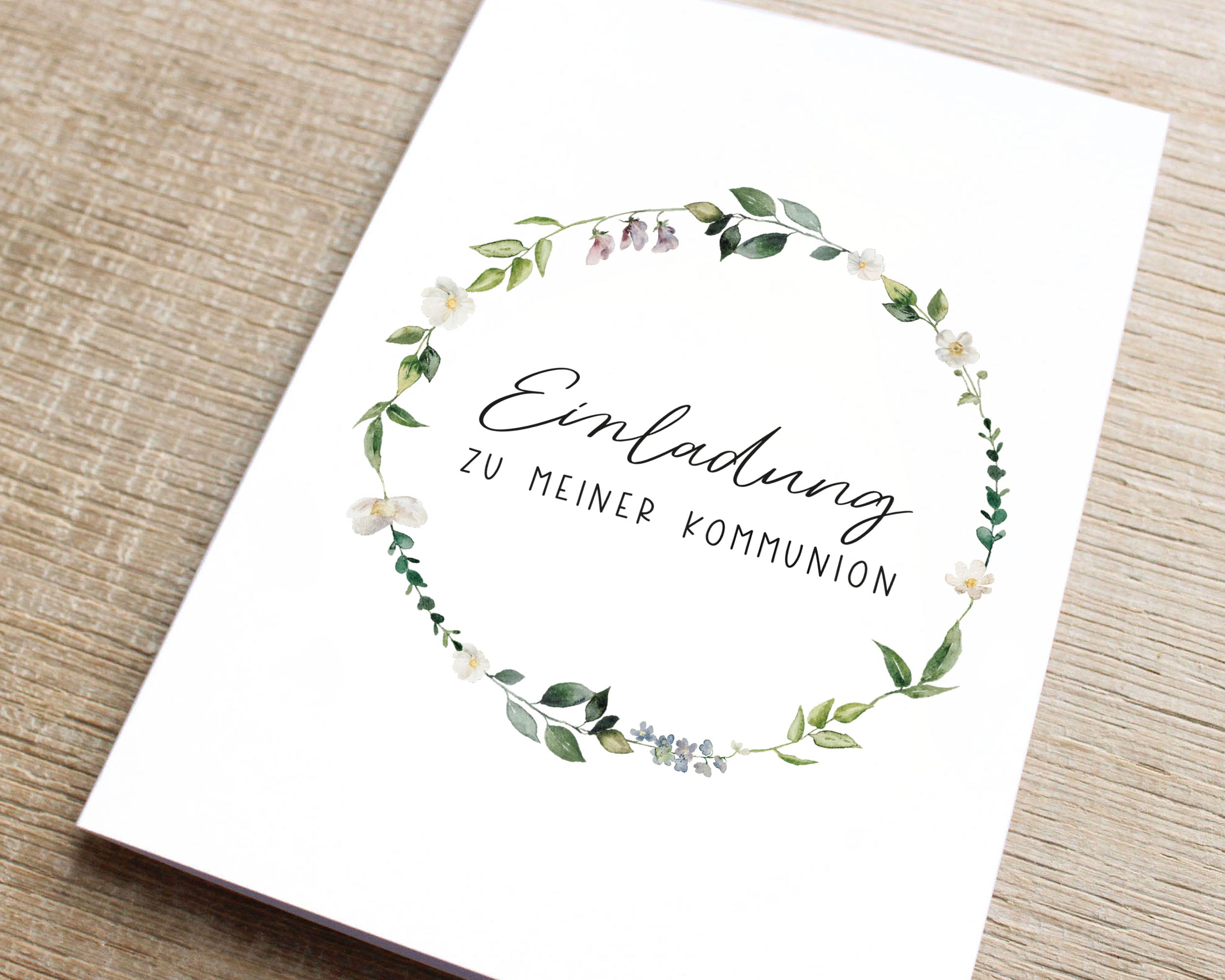Einladung Kommunion 10er Set DIN A6