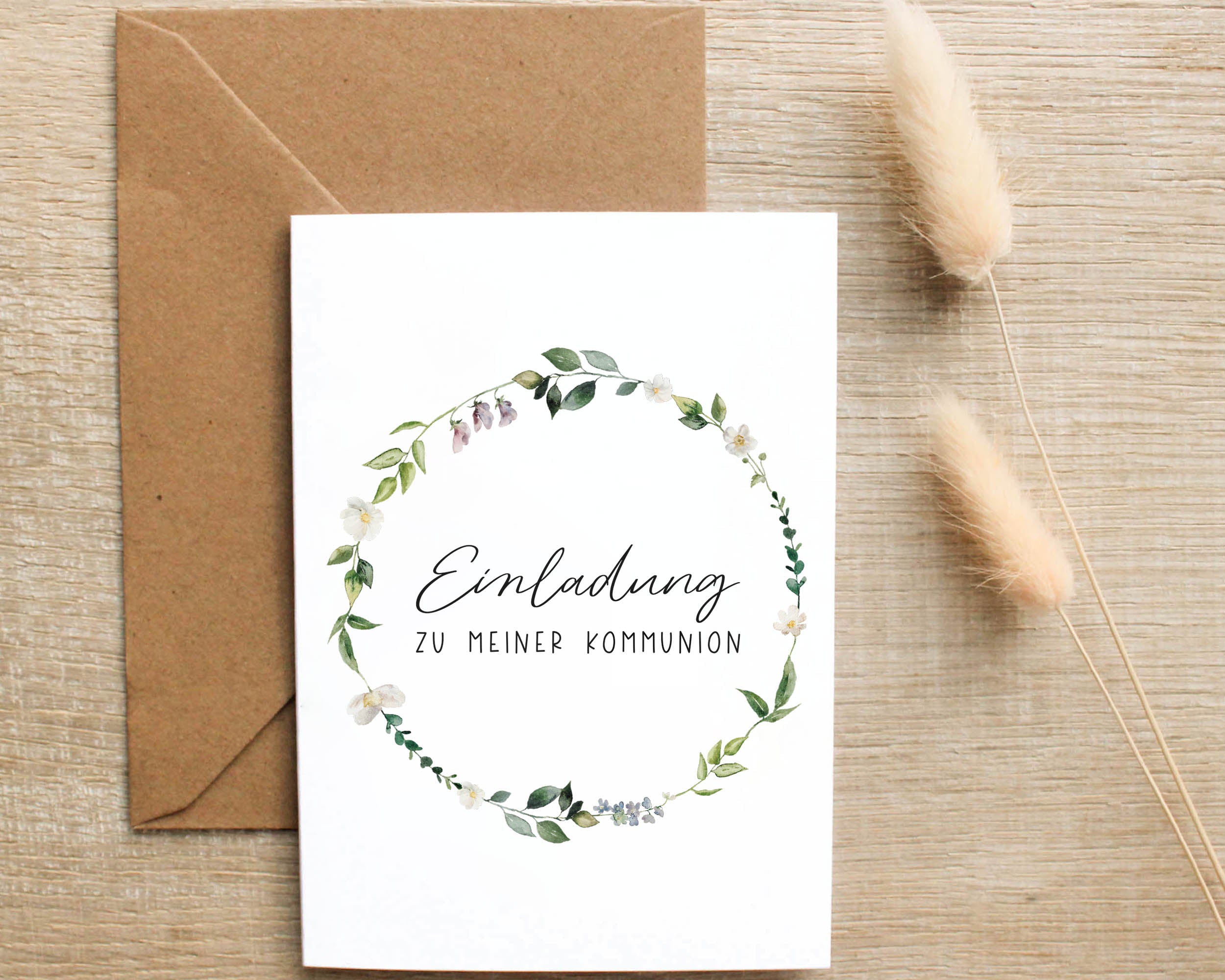 Einladung Kommunion 10er Set DIN A6