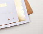 Goldenes Ticket DIN lang inkl. Umschlag