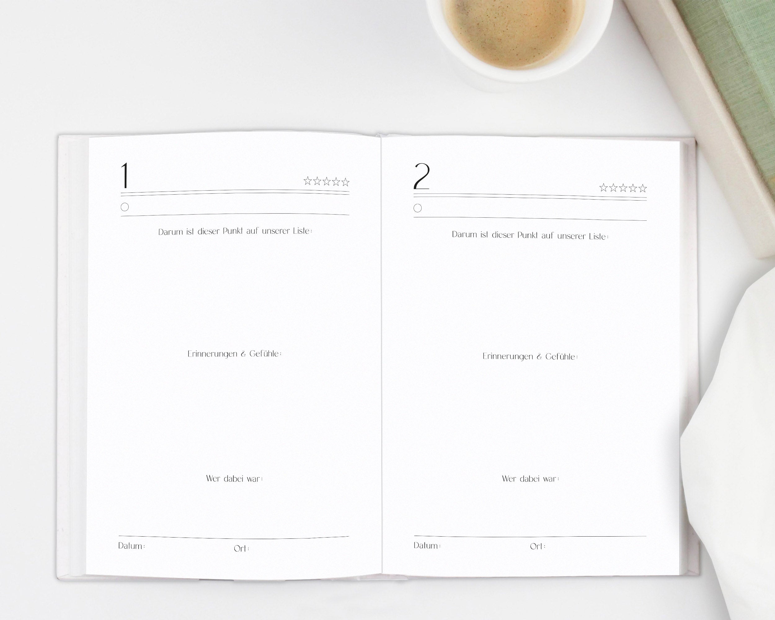 Bucketlist für Paare Hardcover A5