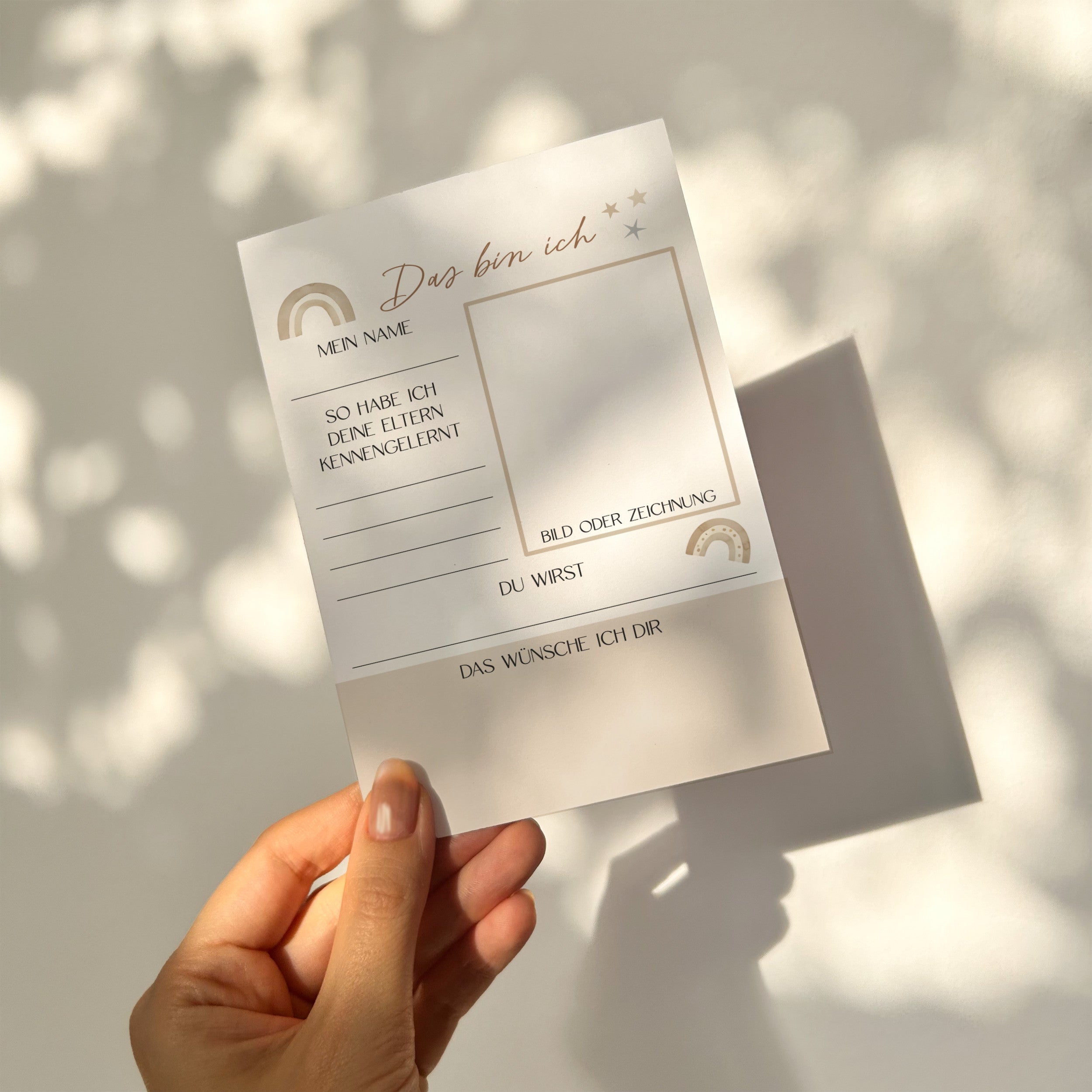 10x Tippkarten Babyparty DIN A6