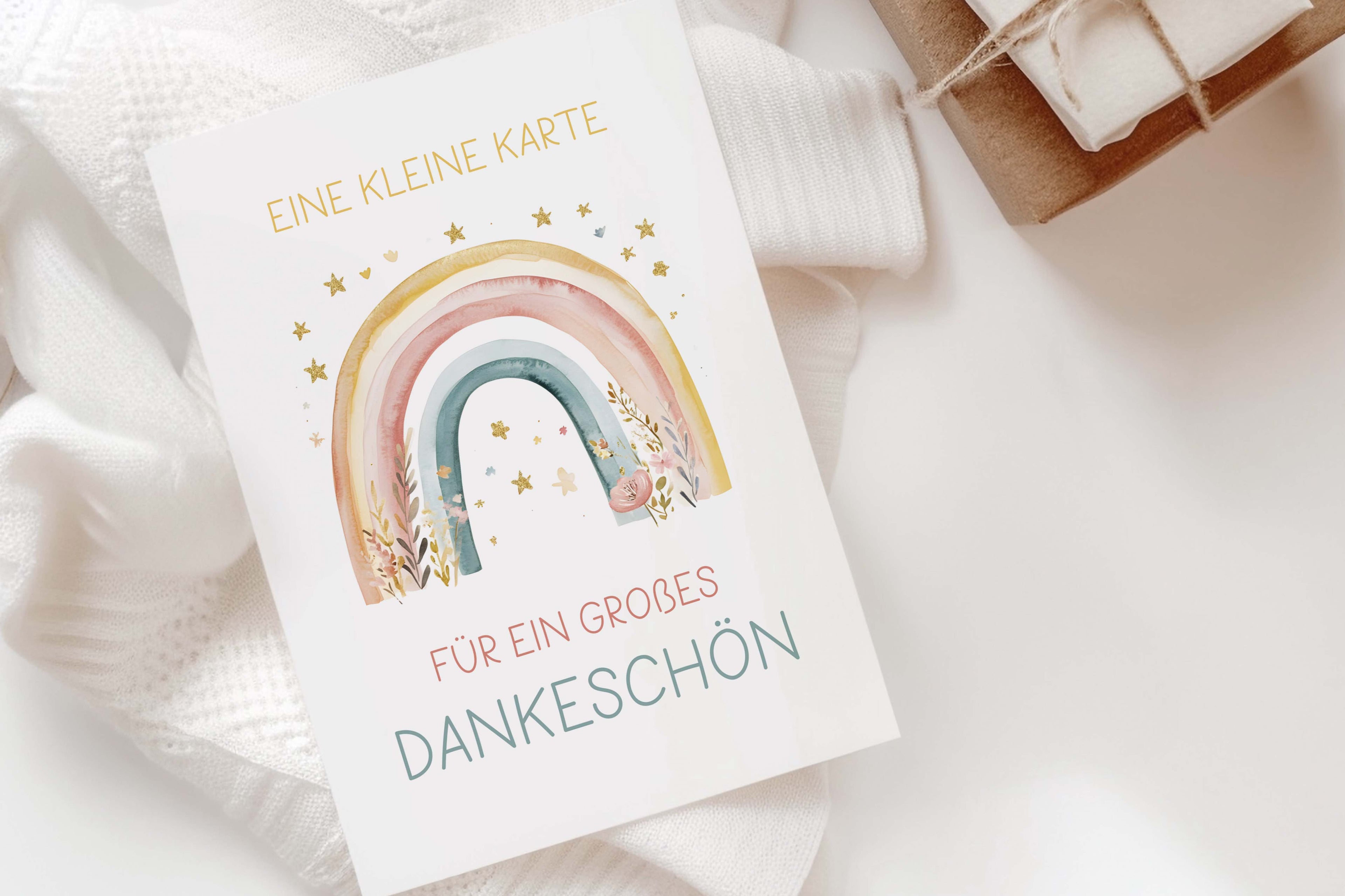 Kleine Karte - Großes Dankeschön DIN A6