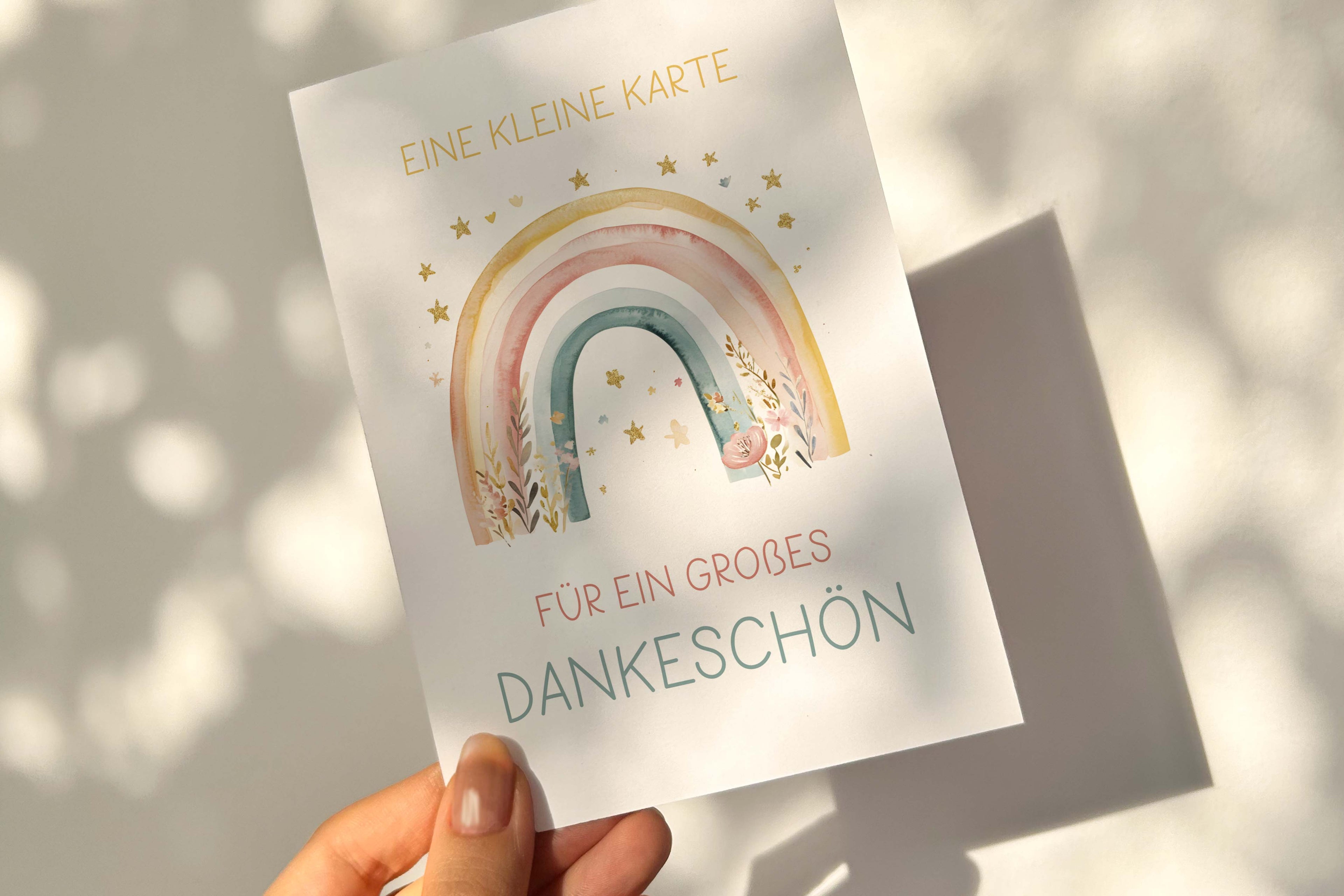 Kleine Karte - Großes Dankeschön DIN A6