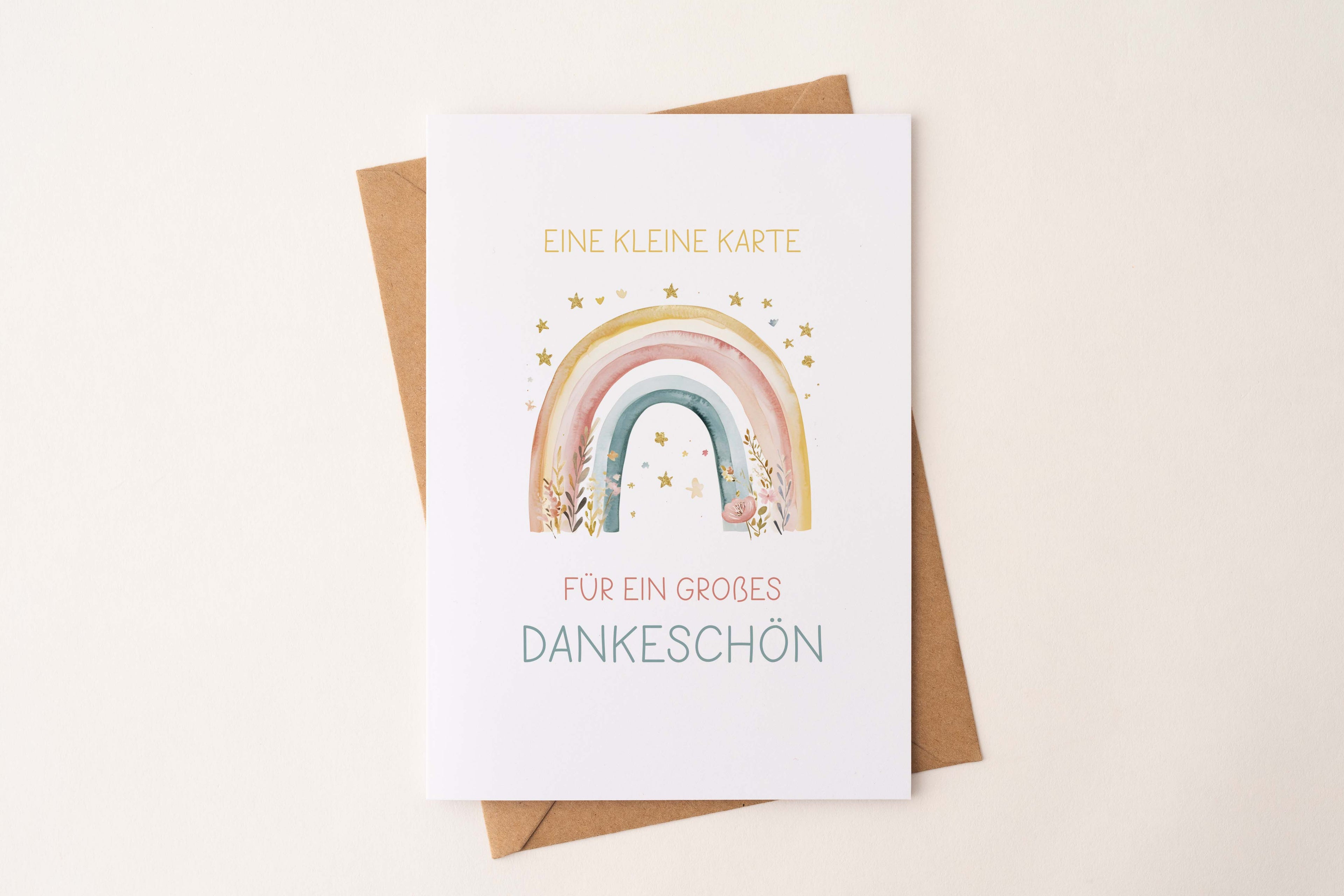 Kleine Karte - Großes Dankeschön DIN A6
