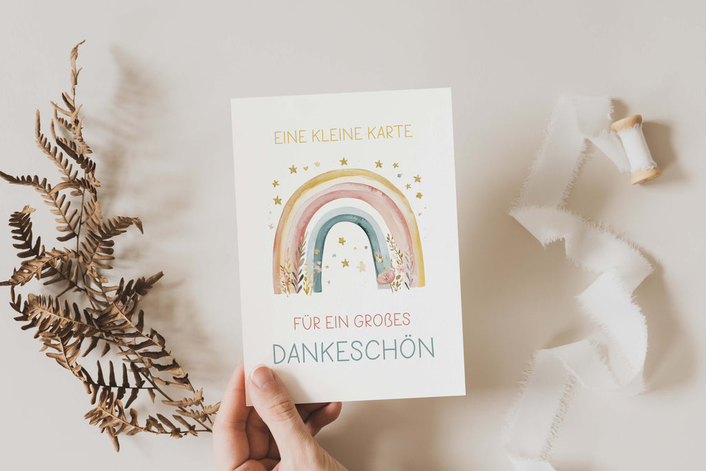 Kleine Karte - Großes Dankeschön DIN A6