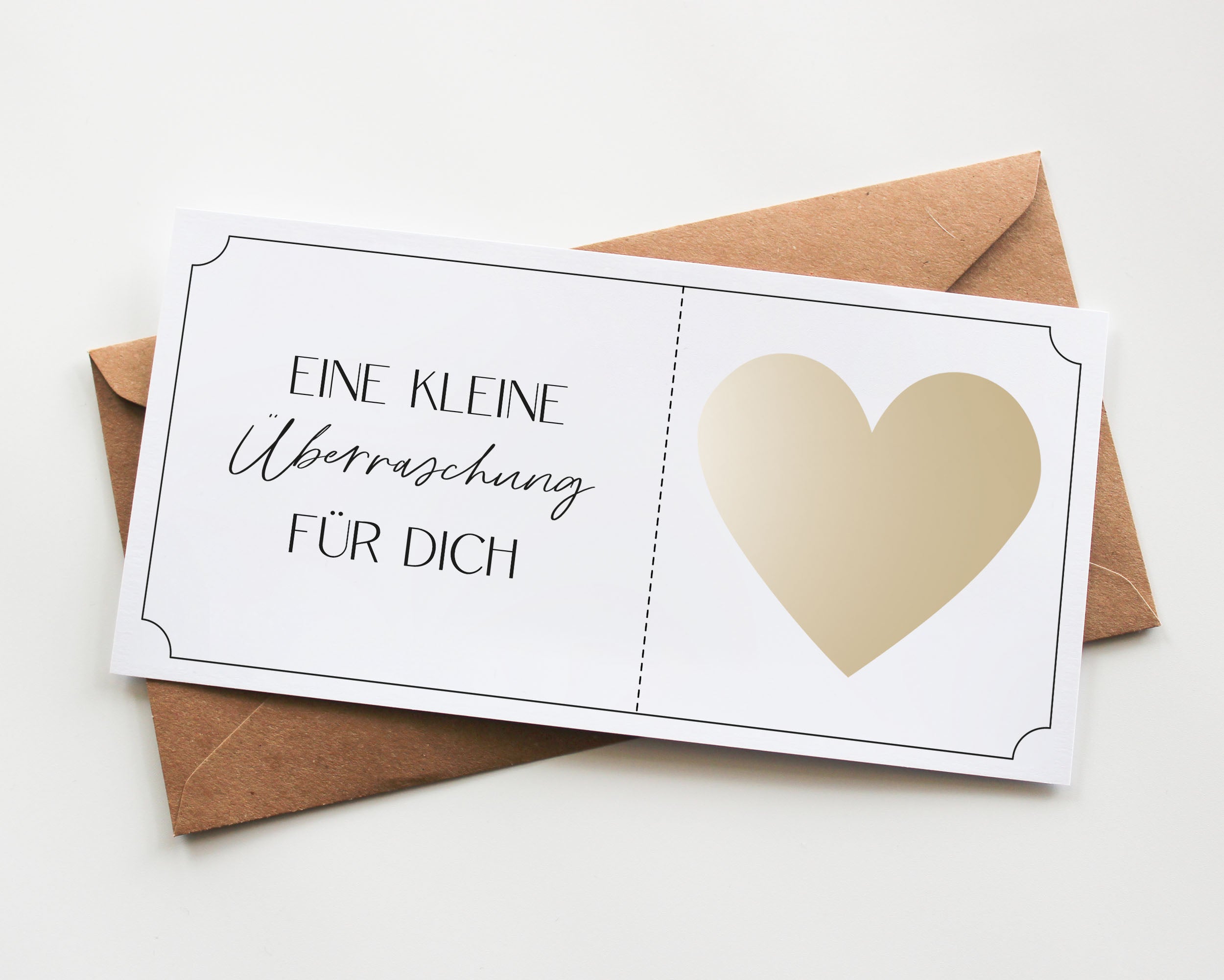 Schwangerschaft verkünden Rubbelkarte DIN lang