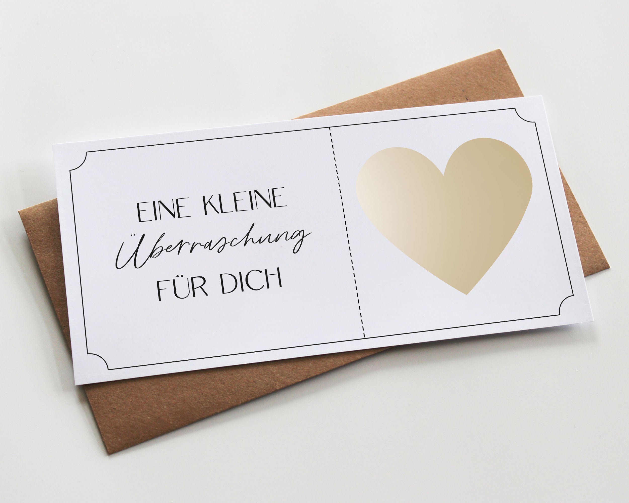 Schwangerschaft verkünden Rubbelkarte DIN lang