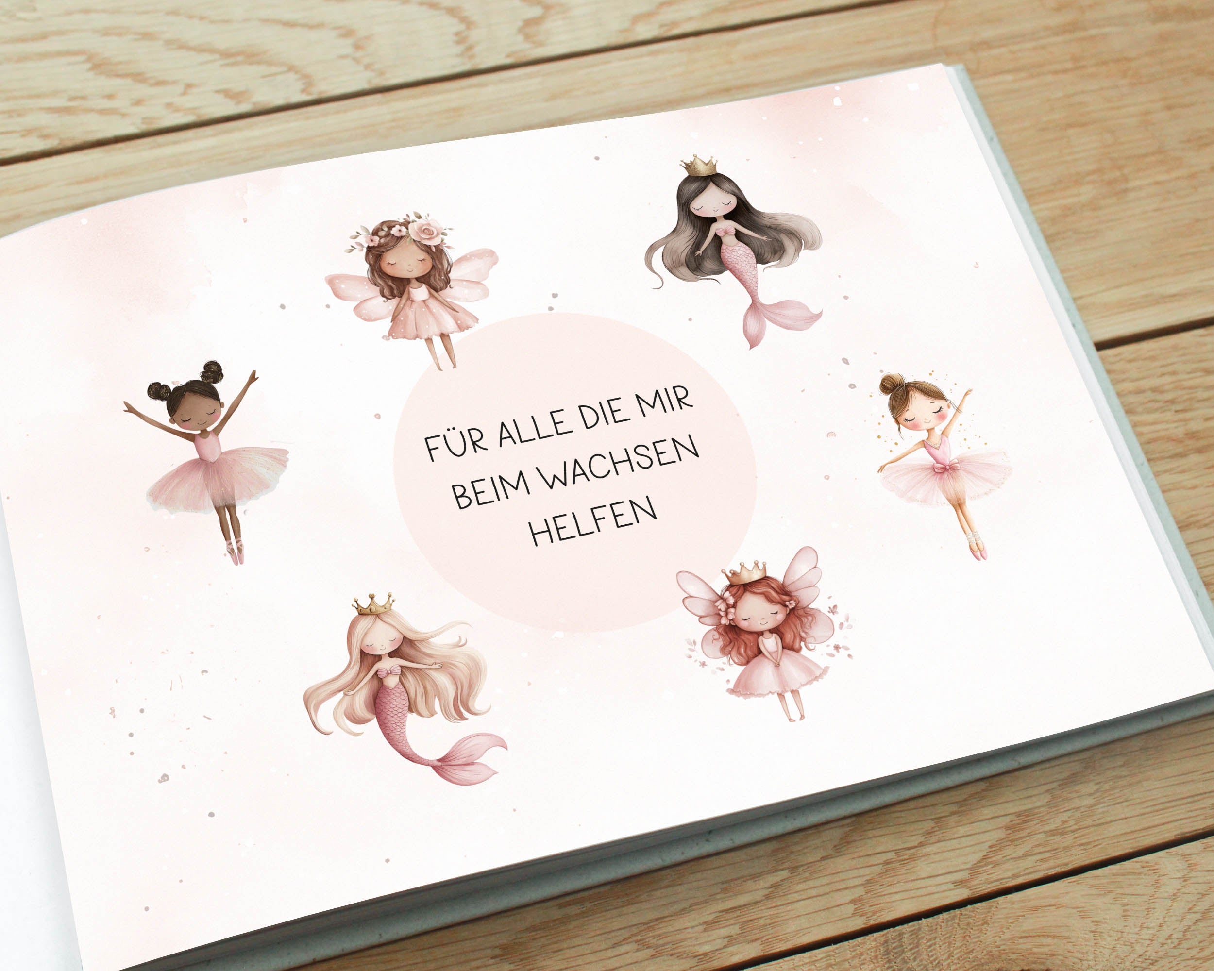 Freundebuch Fee Ballerina Meerjungfrau