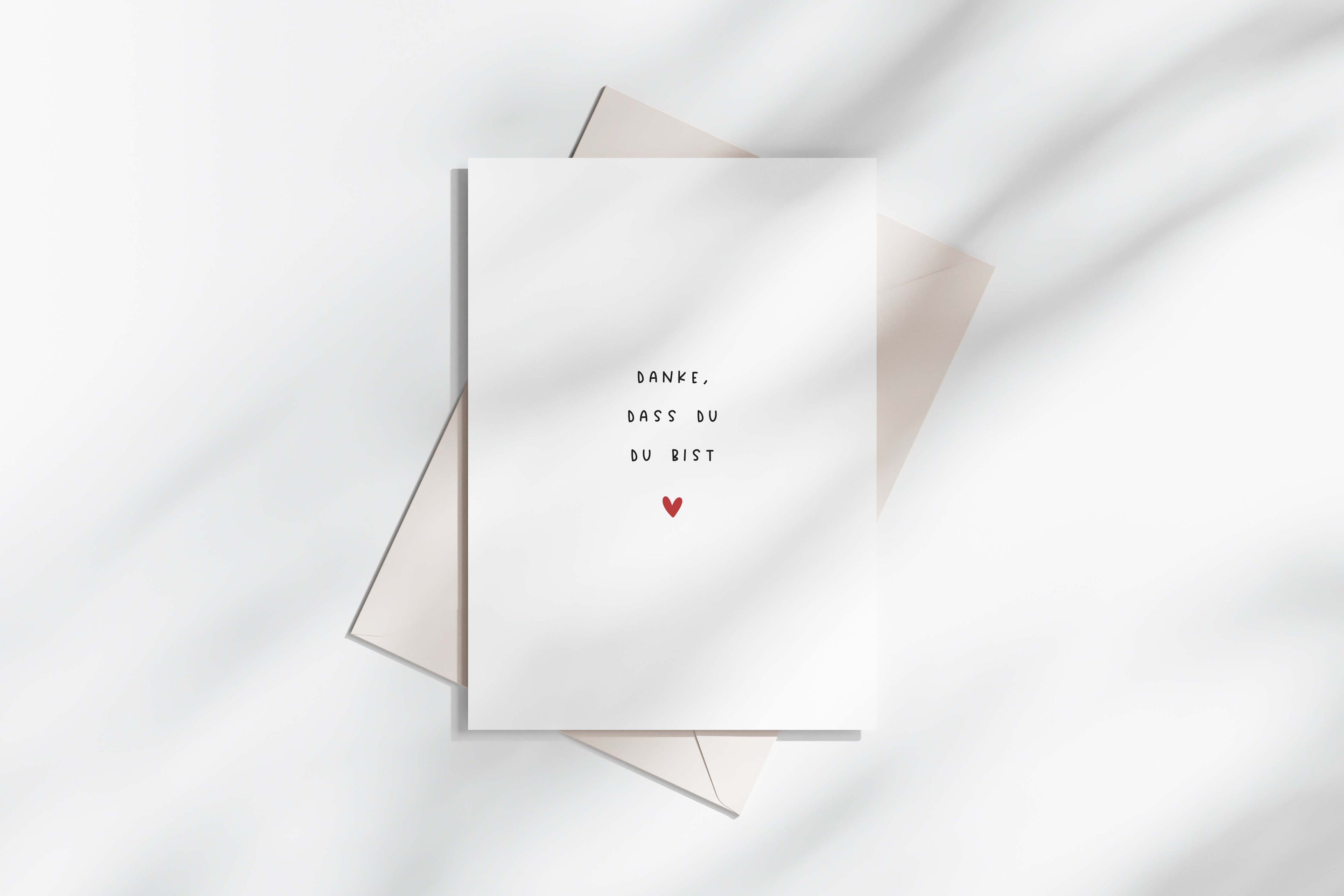 Postkarte "Danke, dass du du bist" DIN A6