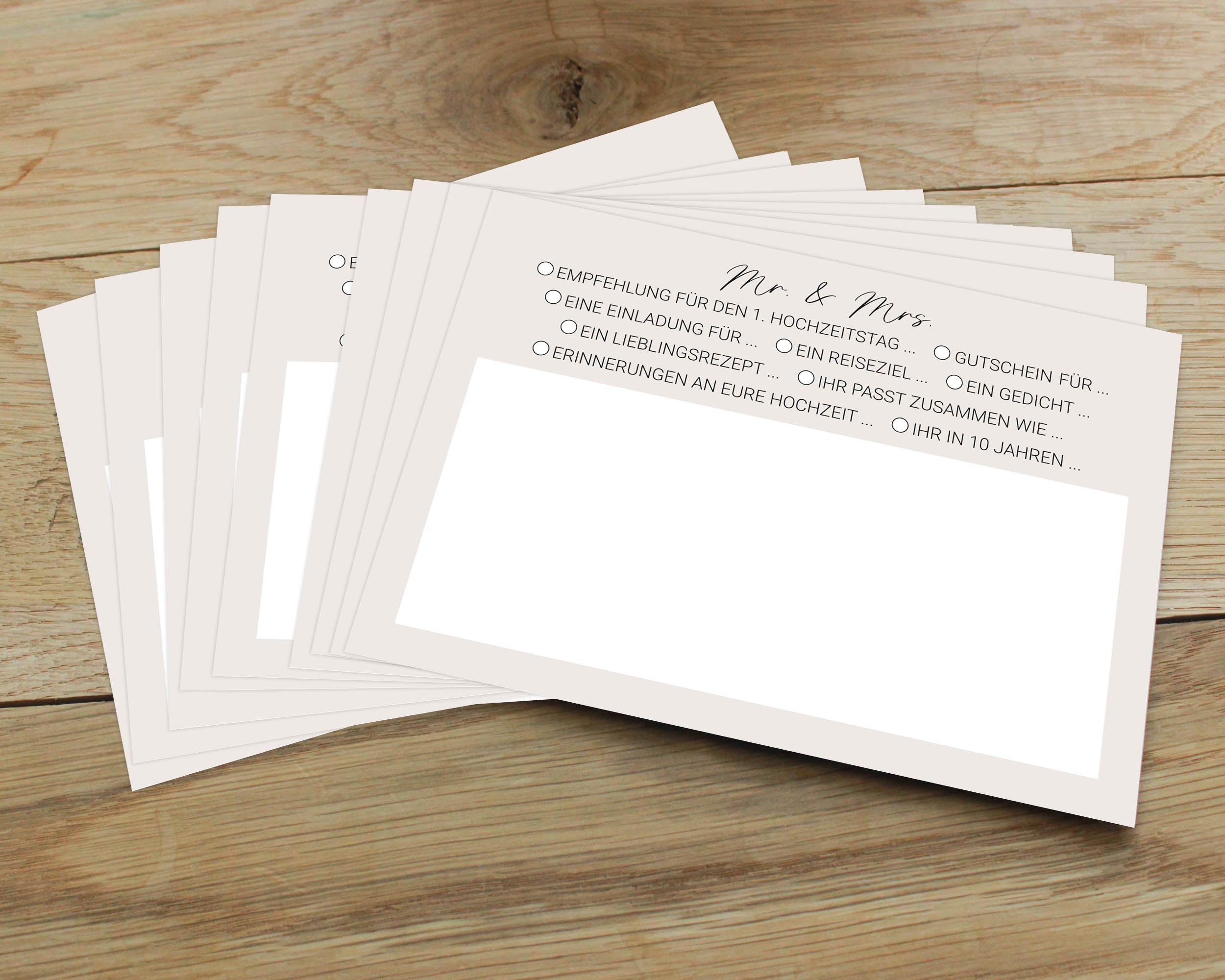 Hochzeitspostkarte | Postkartenspiel DIN A6