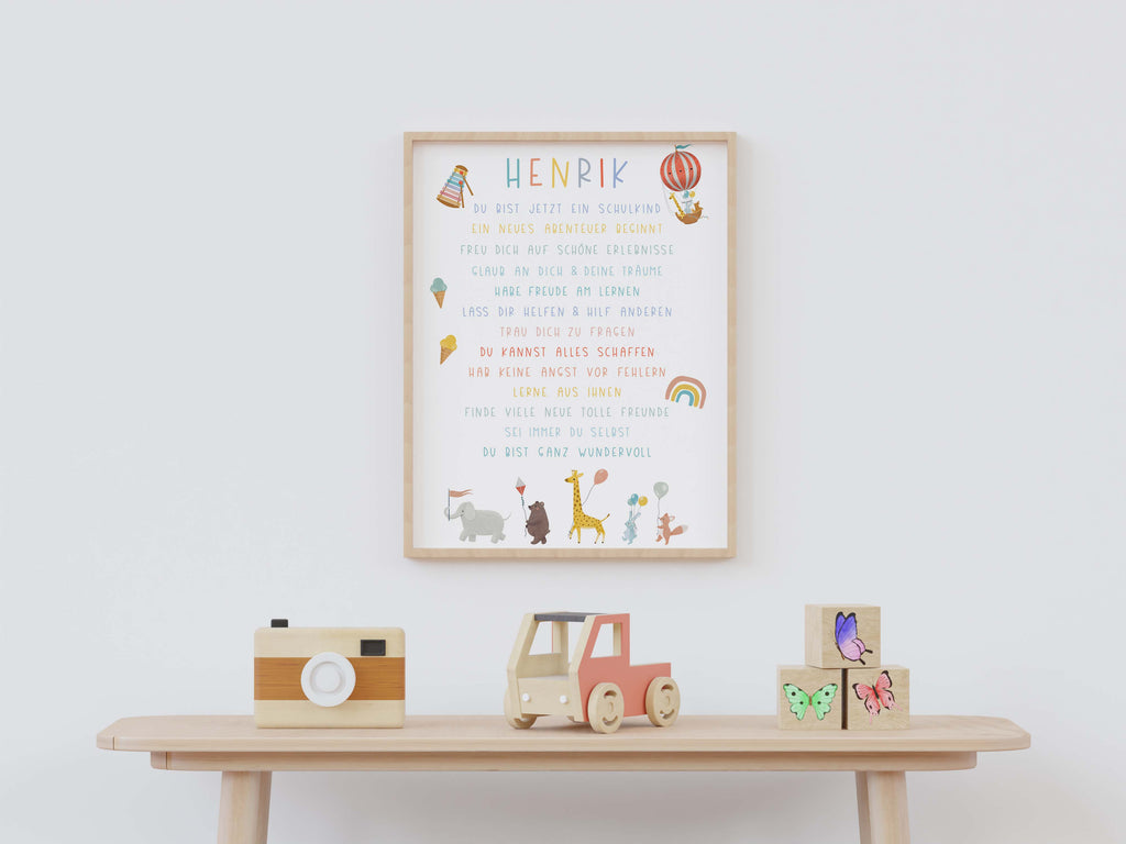 Poster Schulkind A4