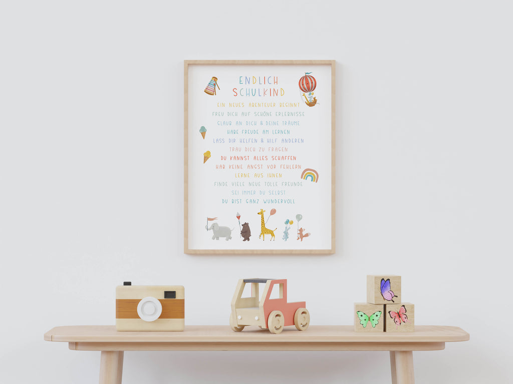 Poster Schulkind A4
