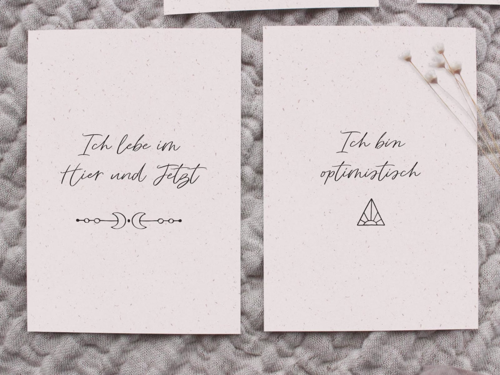 Affirmationskarten für Erwachsene DIN A6